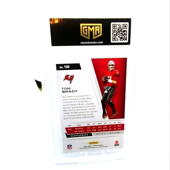 2010 PLAYOFF TOM BRADY #130 GMA 9 - Picture 6 of 8